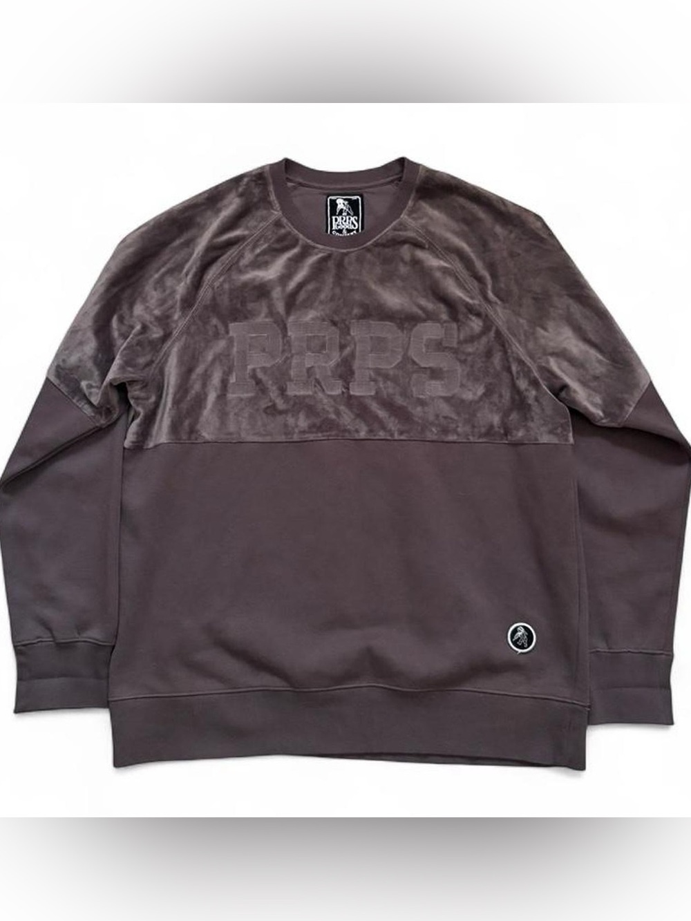 PRPS Jeans velour logo sweatshirt